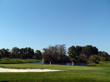 Possum Trot golf course of Myrtle Beach - 18th Green