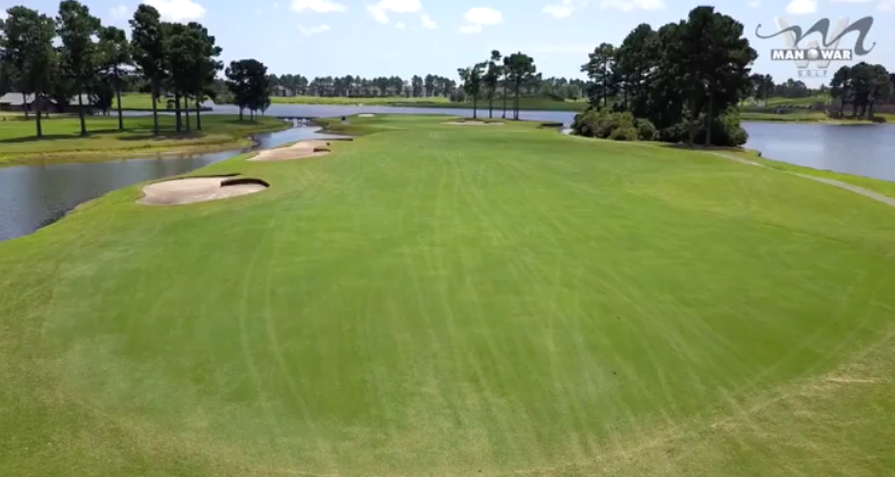 The 9th fairway at Man O' War Golf Club in Myrtle Beach, S.C.