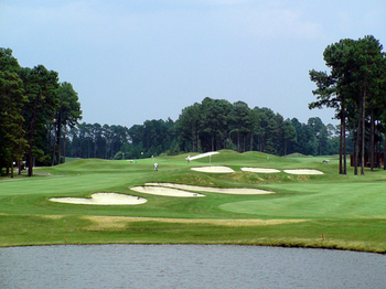 No 9 fairway at Avocet