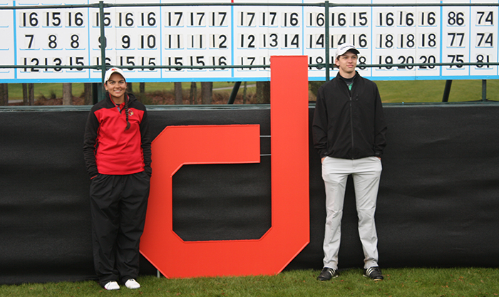 Delaney Shah and Blake Taylor won the inaugural Dustin Johnson World Junior Golf Championship