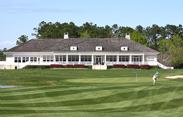 The 18th at TPC is one of the course's signature holes