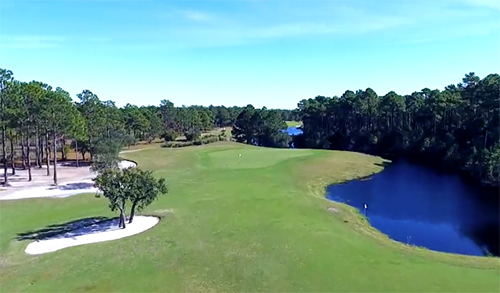 the fourth hole at tiger's eye is a memorable risk-reward challenge