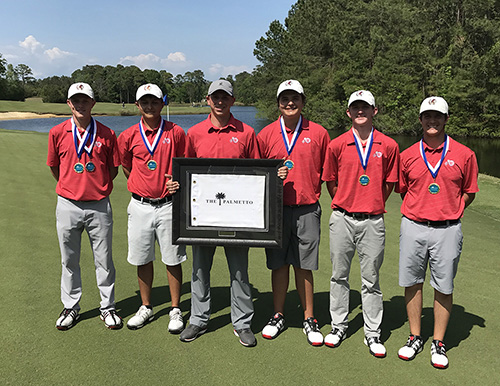 Waccamaw High School rallied to win the Palmetto High School Golf Championship