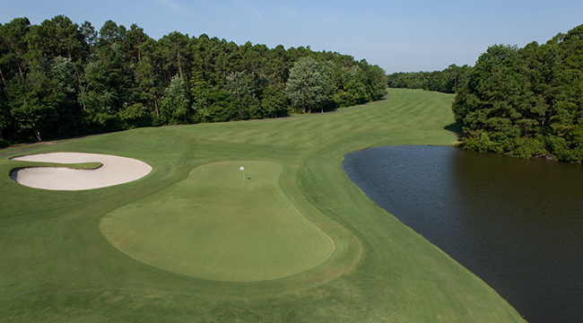 Wild Wing has tree-lined fairways but gives golfers margin for error off the tee
