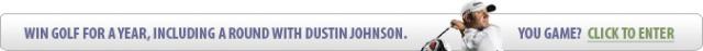 Win Golf for a Year, Including a Round with 2012 FedEX St. Jude Classic Champion Dustin Johnson!