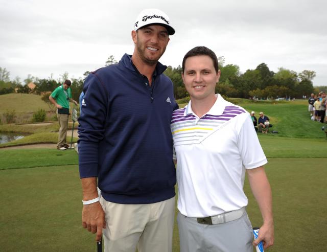 Dustin Johnson played in the Hootie & the Blowfish Monday After the Masters