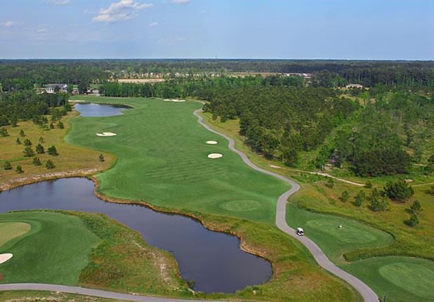 The 18th at Farmstead is the longest Myrtle Beach golf hole