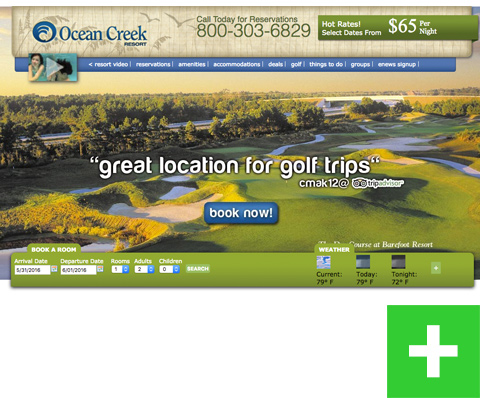 Contact the Ocean Creek Golf Director