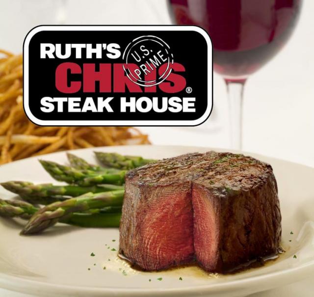 Ruth's Chris is a great steakhouse to enjoy on a Myrtle Beach golf trip