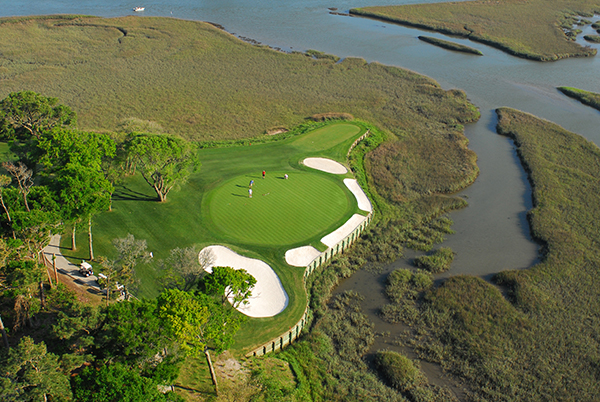 The 12th hole at Tidewater is one of the layout's best