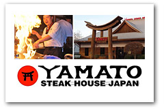 Bring your whole golf group to Yamato Steakhouse in Myrtle Beach - when the chef tosses a shrimp, you'd better catch it!