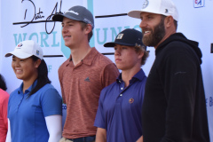 Golf superstar Dustin Johnson at the World Junior Golf Championship at TPC Myrtle Beach