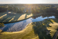 The dogleg 14th (right) and 16th holes at Blackmoor (Jim Maggio Photo)