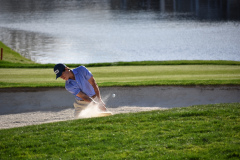 Bunker Shot at the Dustin Johnson World Junior (David Williams Photo)