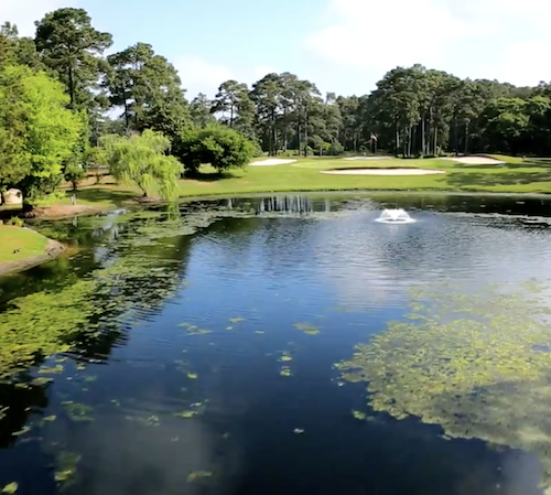 The 18th Hole at Eagle Nest Golf Club