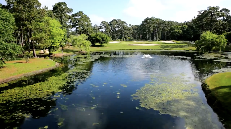 The 18th Hole at Eagle Nest Golf Club