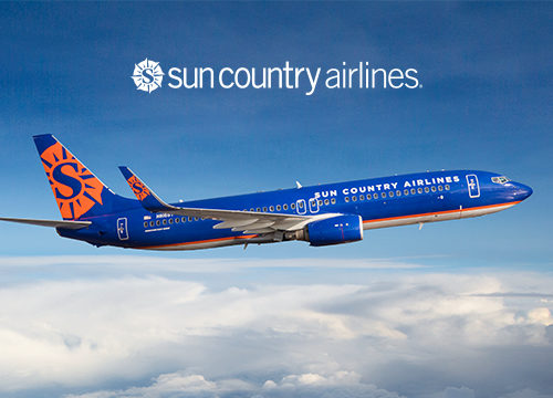 Sun Country Airlines direct flights to Myrtle Beach!