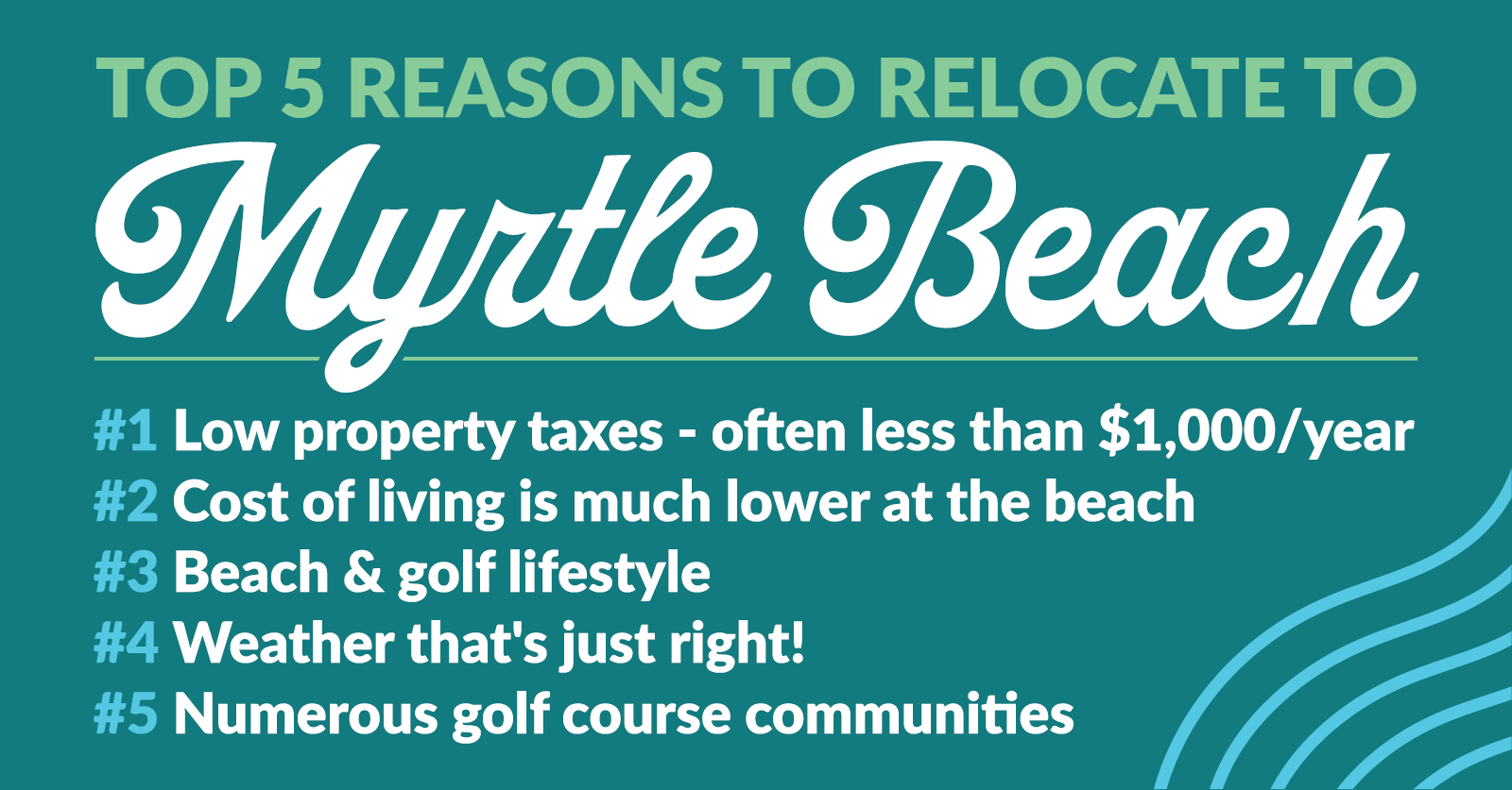 5 Reasons to Move to Myrtle Beach